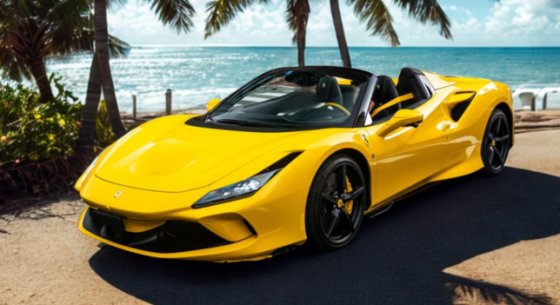 Ferrari F8 Tributo spider giallo modena