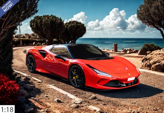 Ferrari F8 Tributo spider rosso corsa