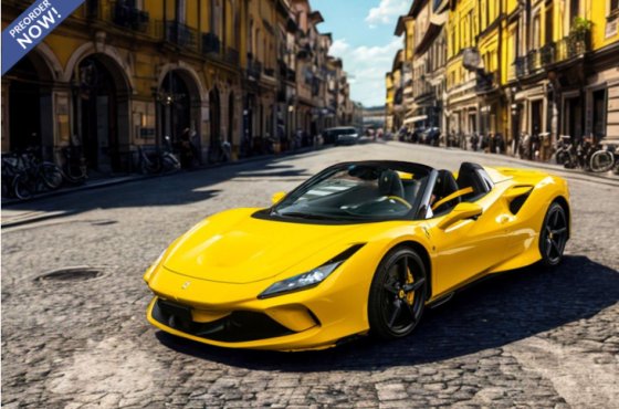 Ferrari F8 Tributo spider giallo modena