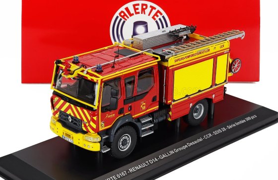 RENAULT - D14-tankwagen met dubbele cabine, Gallin Groupe Desautel, CCR, SDIS 28, brandweer van Eure-et-Loir, 2 assen, 2013