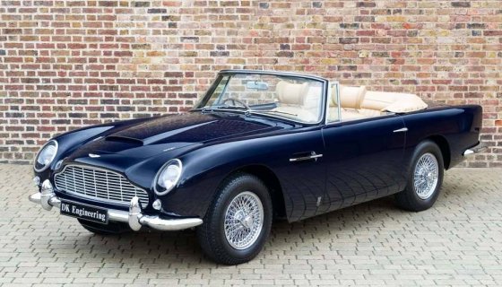 ASTON MARTIN DB5 VOLANTE MIDNIGHT BLUE 1965
