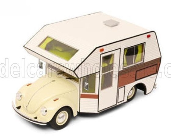 VOLKSWAGEN - KAFER BEETLE MAGGIOLINO MOTORHOME MOBILHOME 1960 - WHITE BEIGE