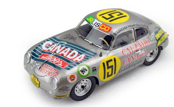 Porsche 356A - 4th Carrera Panamericana 1954 Canada Shoes car n151