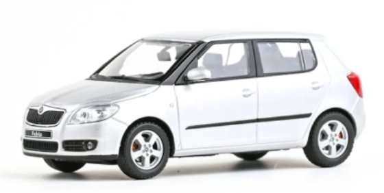 Skoda Fabia II, silber, 2006