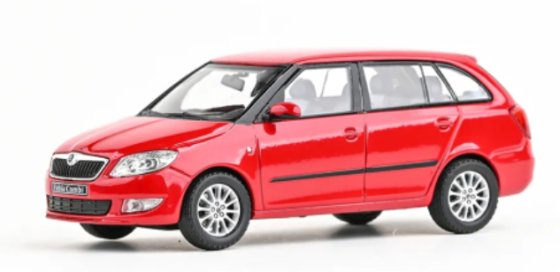 Skoda Fabia II FL, rot, 2013
