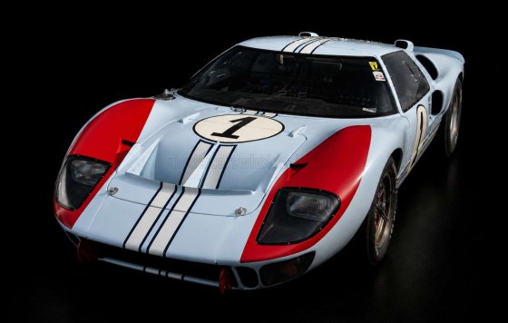  FORD  - GT40 MKII 7.0L V8 TEAM SHELBY AMERICAN INC. N 1 2nd (BUT REAL WINNER) 24h LE MANS 1966 KEN MILES - DENNY HULME