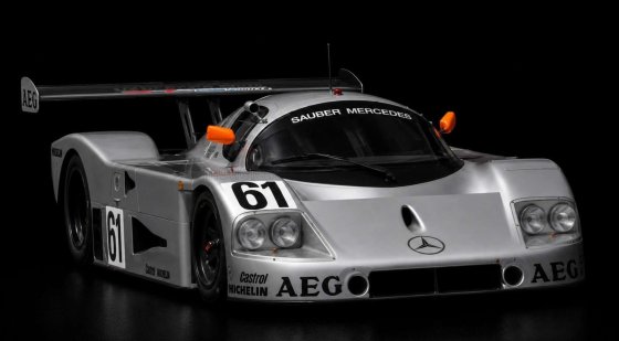 MERCEDES BENZ - SAUBER C9 5.0L TURBO V8 TEAM SAUBER MERCEDES N 61 2nd 24h LE MANS 1989 MAURO BALDI - KENNY ACHESON - GIANFRANCO BRANCATELLI