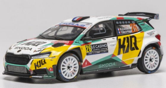 Skoda Fabia Rally2, Rallye Monte Carlo, 2026, #26, E.Camilli/T.De la Haye