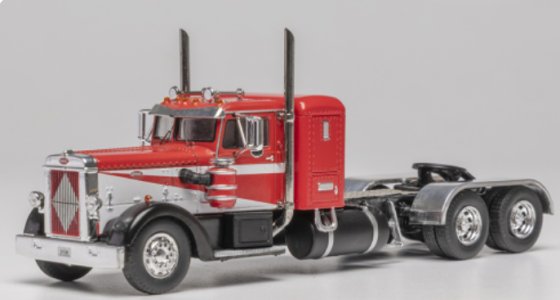 Peterbilt 350, rood/weiss, 1952