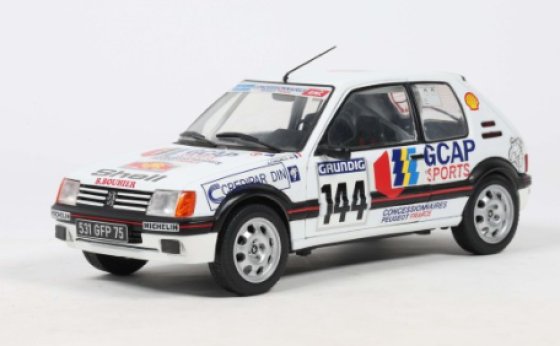 PEUGEOT - 205 GTi Gr.N N 144 RALLY DU VAR 1987 FRANCOIS DELECOUR - ANNE CHANTAL PAUWELS