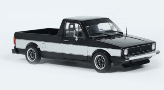 VOLKSWAGEN CADDY MK.1 SOLIDO WORKS ZWART 1982