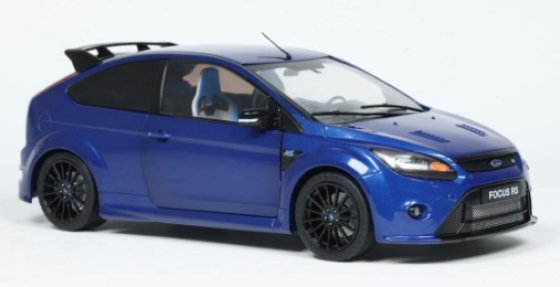 FORD FOCUS RS MK2 PERFORMANCE BLAUW 2009