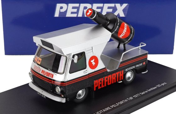 PEUGEOT - TRUCK VEHICULE PUBLICITAIRE PELFORTH TDF 1977 - BLACK SILVER