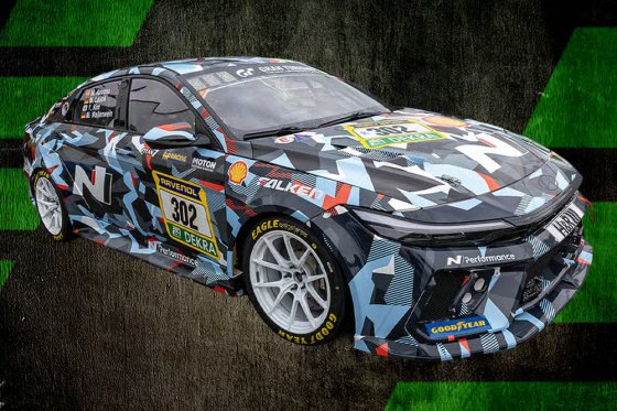 Hyundai Motor Company ELANTRA N1 RP No.302 Hyundai Motorsport N 24H Nürburgring 2026 M. Lauck - Y. Kim - M. Wallenwein - M. Azcona Limited 300