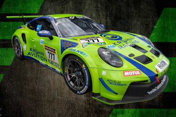 Porsche 911 GT3 Cup (992) No.777 RPM Racing 24H Nürburgring 2026 T. Krohn - N. Jönsson - P. Hamprecht - P. Huisman Limited 300