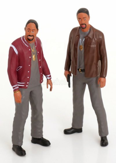FIGURES - MIKE AND MARKUS STANDING FOR LINCOLN CONTINENTAL CABRIOLET 1963