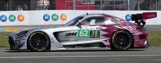 MERCEDES BENZ - AMG GT3 EVO 6.2L V8 LMGT3 TEAM QATAR BY IRON LYNX N 62 24h LE MANS 2026 ABDULLA AL-KHELAIFI - JULIAN HANSES - GIUL-IANO ALESI 