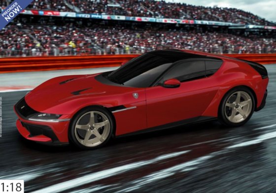 Ferrari 12-cilinder handgeschakeld Rosso Corsa - Panoramadak