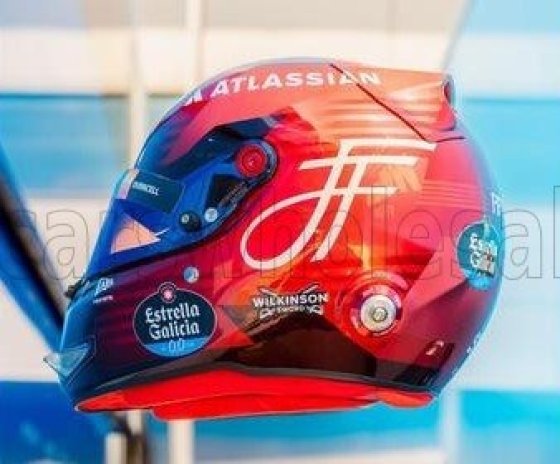 HELMET Atlassian Williams F1 Team - Carlos Sainz - GP Great Britain 2026