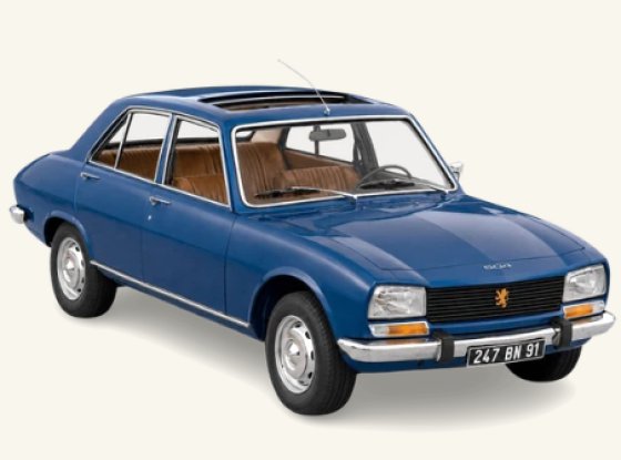 Peugeot 504 1970 Carabean Blauw