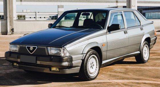 ALFA ROMEO 75 3.0 V6 AMERICA 1987 -  6 OPENINGS - GRIGIO MEDIO MET GREY