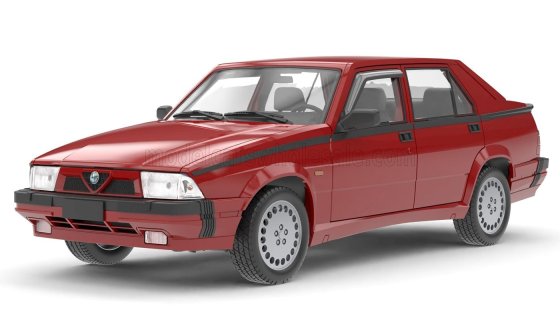 ALFA ROMEO 75 3.0 V6 AMERICA 1989 -  6 OPENINGS - ROSSO ALFA RED