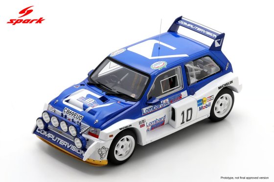 MG Metro 6R4 nr. 10 3e RAC Rally 1985 T. Pond – R. Arthur