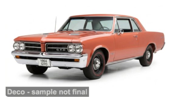 PONTIAC - GTO COUPE 1964 - ORANGE