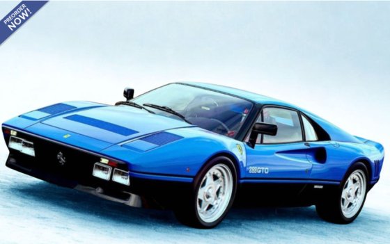 Ferrari 288 GTO Dino Blauw en Zwart