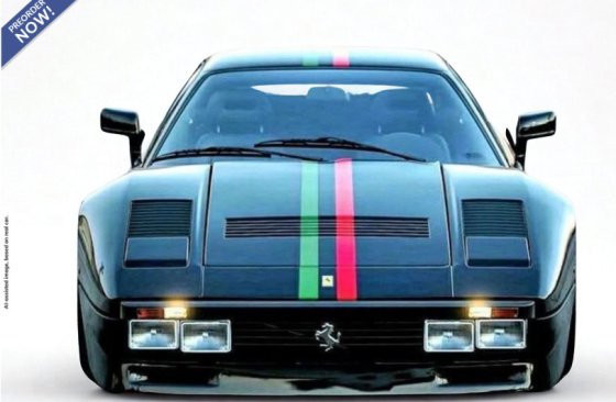 Ferrari 288 GTO Nero DS met strepen