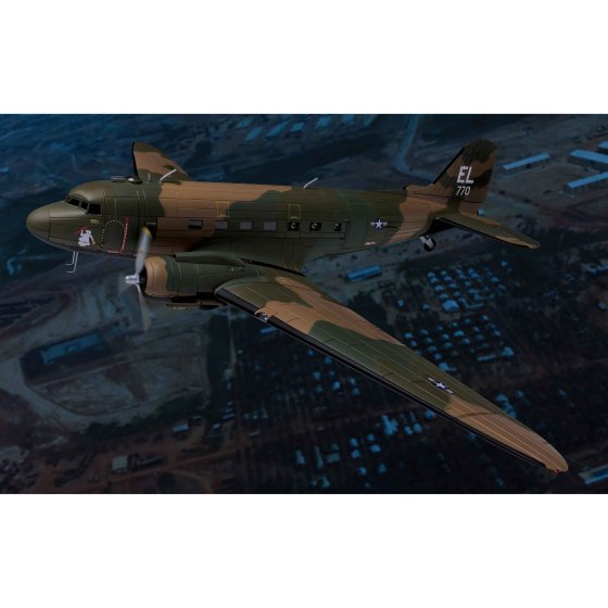 DOUGLAS - AC-47 GUNSHIP MILITARY AIRPLANE VIETNAM SPOOKY 71 1969 - MILITARY CAMOUFLAGE