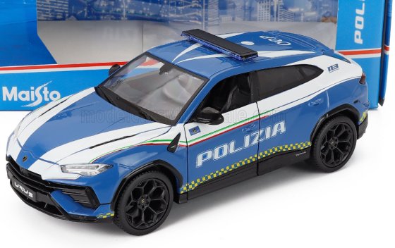LAMBORGHINI - URUS POLIZIA 2018 - LIGHT BLUE WHITE