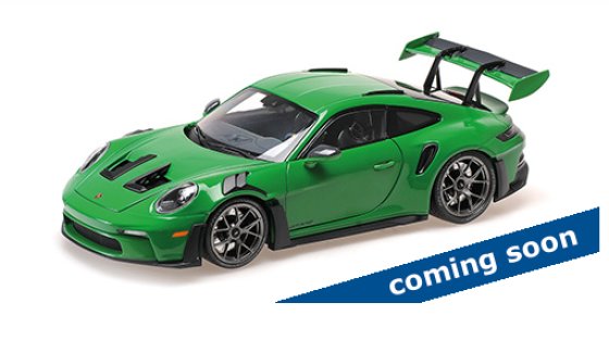 PORSCHE 911 (992) GT3 RS – 2025 – GREEN W/WEISSACH PACKAGE W DARKSILVER WHEELS