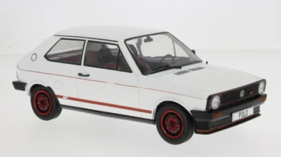 VW Polo I GT, wit/rot, 1979