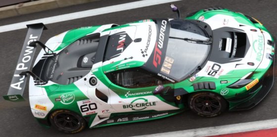 Ferrari 296 GT3 Evo - No. 60 JMW Motorsport 24H Spa 2026 Kiefer Ineichen Heinemann Chovet