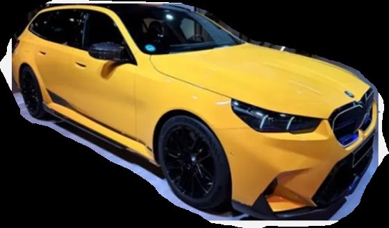 BMW M5 TOURING PERFORMANCE PARTS 2024 YELLOW