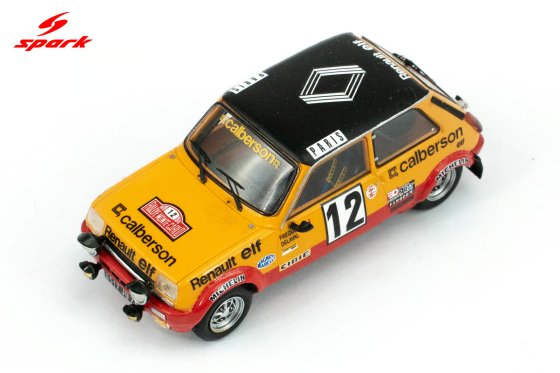 RENAULT 5 ALPINE GR2 N°12 3th RALLYE MONTE CARLO 1978 GUY FRÉQUELIN JACQUES DELAVAL