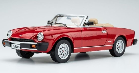 FIAT - 124 PININFARINA SPIDER EUROPA CABRIOLET SOFT-TOP 1982 - RED