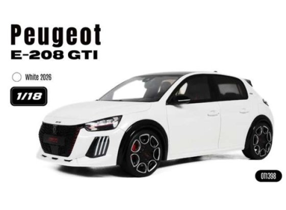 Peugeot E-208 GTI *Resin series*, white 2026