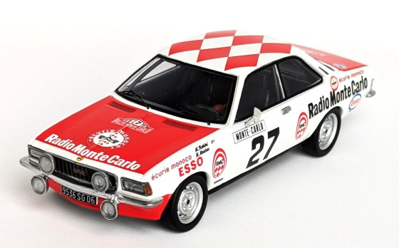 OPEL - COMMODORE GS/E (night version) N 27 RALLY MONTECARLO 1975 MICHEL ROBINI - MICHELE MOUTON - WHITE RED