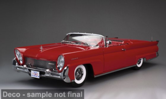 Lincoln Continental MKIII (Elvis Presley), rood, 1:18