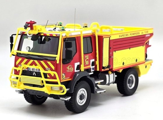 RENAULT - D14 TANKER TRUCK DOUBLE CABINE SIDES CCFM SDIS 83 SAPEURS POMPIERS DU VAR 2-ASSI 2019 