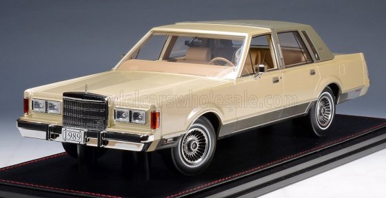 LINCOLN - TOWN CAR 1989 - SANDSTONE MET