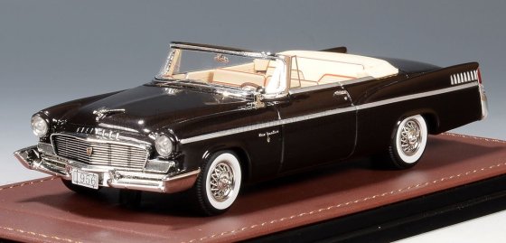 CHRYSLER - NEW YORKER CABRIOLET OPEN 1956 - CROWN MAROON POLY
