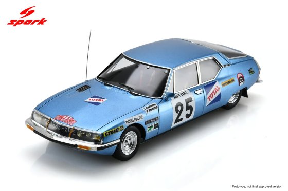 Citroën SM Nr.25 Monte Carlo Rally 1972 R. Trautmann - JP. Hanrioud