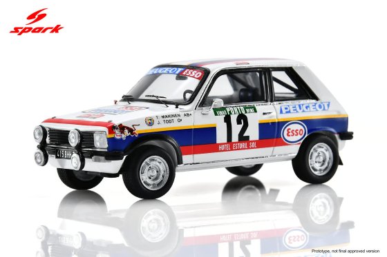 Peugeot 104 ZS nr. 12 7e rally Portugal 1978 T. Mäkinen - J. Todt