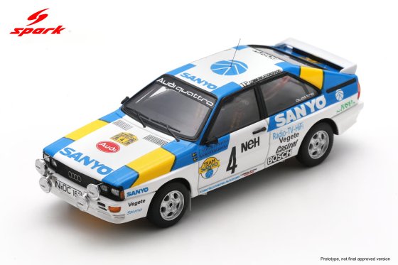 Audi quattro No.4 Winner Swedish Rally 1982 S. Blomqvist - B. Cederberg