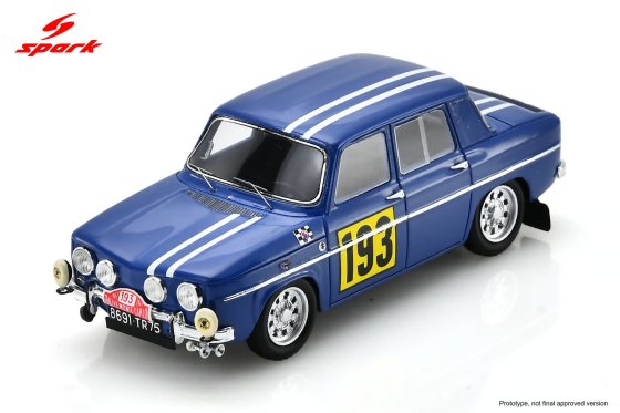 Renault 8 Gordini 1300 No.193 Monte Carlo Rally 1967 J-C. Andruet - J. Rabate