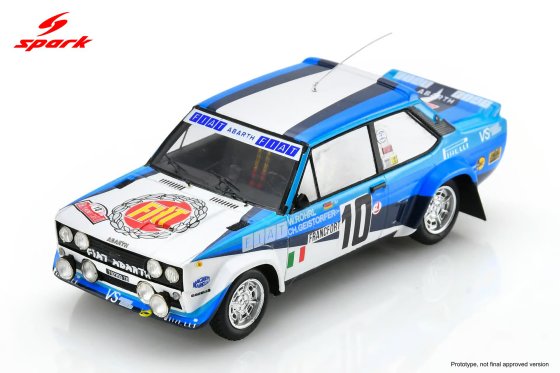 Fiat 131 Abarth No.10 Winner Monte Carlo Rally 1980 W. Röhrl - C. Geistdörfer