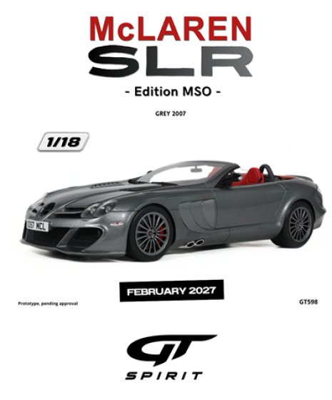 McLAREN SLR EDITION MSO GREY 2007